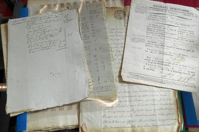 null Documents manuscrits des 17ème et 18ème siècles.