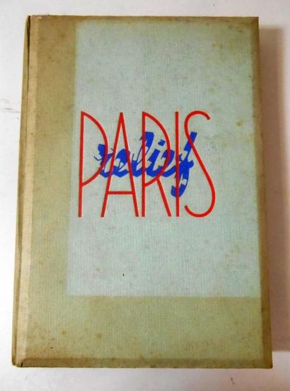 null Pierre d'ESPEZEL - Paris relief - Histoire de Paris... Huit quadrichromies,...