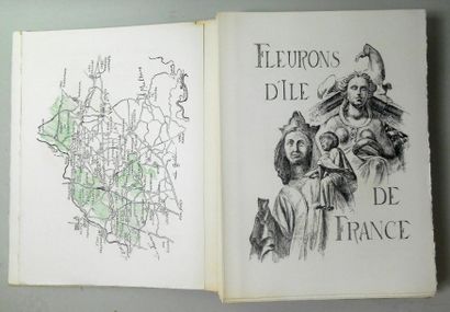 null Henri LEBLANC - Fleurons d'Ile de France - Senlis 1962 (illustré) (léger manque...