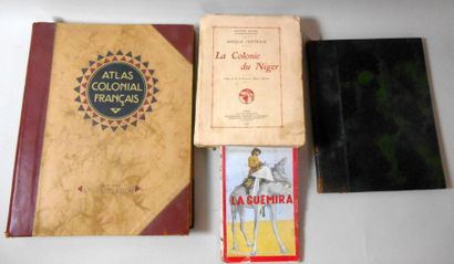 null Lot de quatre livres : - DESOMBE - La Guemira - Abadie : La Colonie du Niger,...