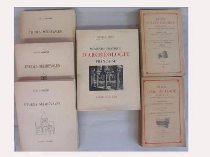 null ARCHITECTURE et ARCHEOLOGIE : 7 volumes brochés dont : * Vincent FLIPO "MEMENTO...