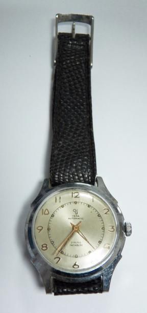 null YEMA - Modèle Automatic 21 rubis Incabloc (vers 1960) Montre bracelet d'homme...