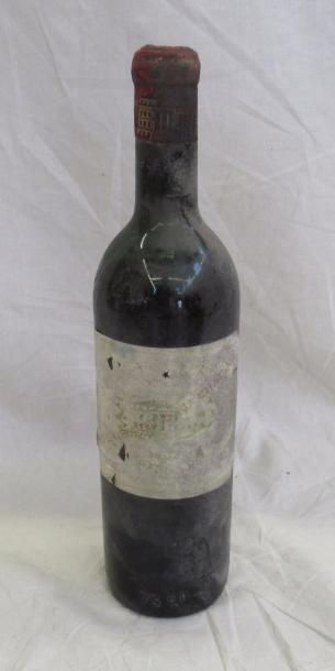 null 1 bouteille de MARGAUX 1958 (vidange) 
