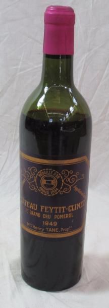 null 1 bouteille de CHATEAU FEYTIT CLINET 1949 (niveau basse épaule) 