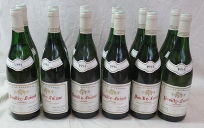null 12 bouteilles de POUILLY FUISSE 1994 