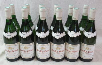 null 12 bouteilles de POUILLY FUISSE 1994 
