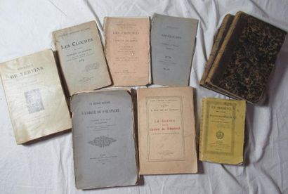 null Lot de livres sur l'Aisne dont "L'Histoire de la Ville de Laon" Par MELLEVILLE...