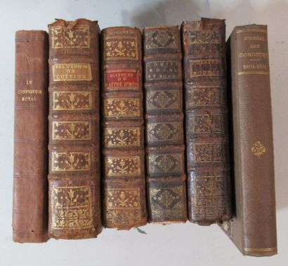 null 5 volumes reliés sur la cuisine (accidents et manques) dont : - Dictionnaire...