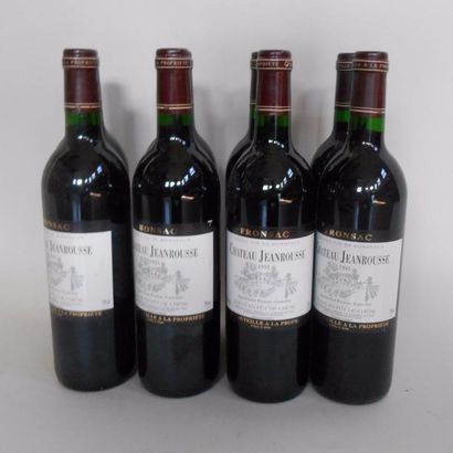 null 8 bouteilles Chateau JEANROUSSE RONSAC 1993 