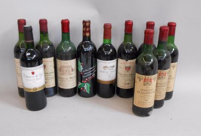 null 4 bouteilles DOMAINE DE MAZEROLLE BORDEAUX SUPERIEUR 1972 (deux en vidange)...