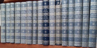 null Oeuvres complètes de Blaise CENDRARS. Seize volumes reliés. Edition établie...