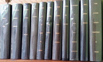 null Ensemble de trente huit volumes reliés CLUB DU LIVRE dont : SUETONE - OVIDE...