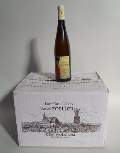 null Carton de 12 bouteilles de Gewurztraminer vin blanc Maison ZOELLER 2005 