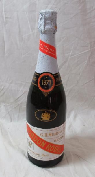 null 1 bouteille de Champagne MUMM 1971 