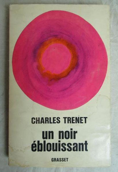 null Livre Charles TRENET "Un Noir éblouissant" Grasset 1965 - Service Presse - Envoi...