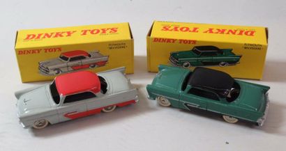 null DINKY TOYS - 2 x Plymouth Belvédère (n°24 D) 