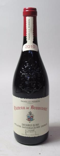 null 1 bouteille de Château de Beaucastel rouge Famille Perrin Chateauneuf du Pape...