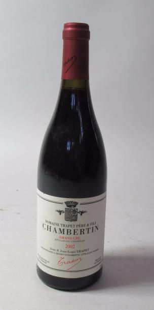 null 1 bouteille de Chambertin Grand Cru rouge Domaine Jean-Louis Trapet 2002 