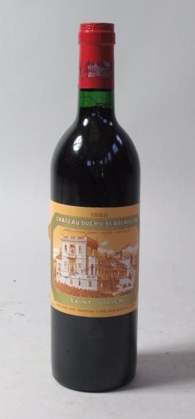 null 1 bouteille de Château Ducru Beaucaillou rouge 1982 
