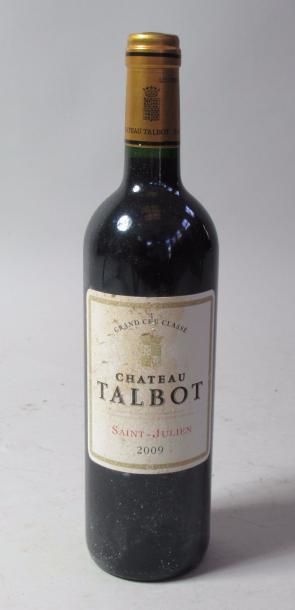 null 1 bouteille de Château Talbot rouge Saint Julien 2009 