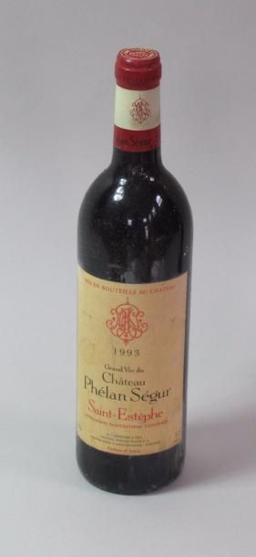 null 1 bouteille de Château PHELAN SEGUR Saint Estèphe 1993 
