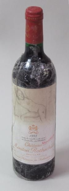 null 1 bouteille de Château MOUTON ROTHSCHILD 1er Grand Cru Classé 1993 