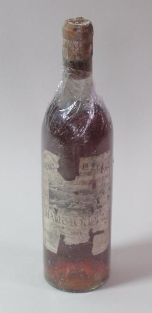 null 1 bouteille de Château LA NERE Haut Loupiac 1955 (étiquette abîmée et niveau...