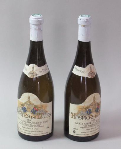 null 2 bouteilles Hospices de Nuits blanc 2000 