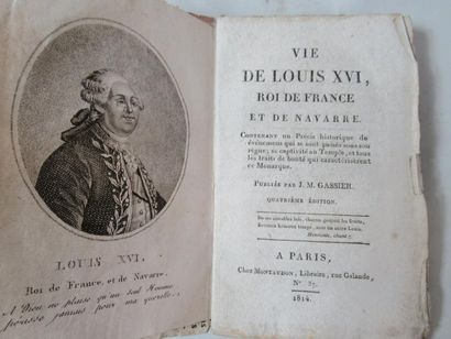 null J.M. GASSIER "Vie de Louis XVI Roi de France et de Navarre contenant un précis...