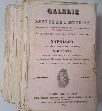 null * "Galerie des Arts et de l'Histoire de Napoléon, gravés à l'eau forte sur acier...