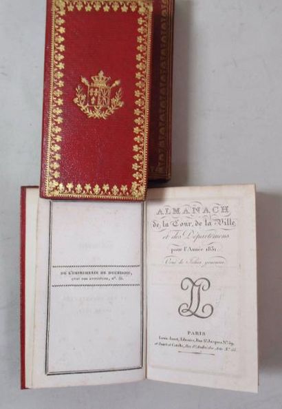 null * "Calendrier de la Cour pour l'année 1830 imprimé pour la Famille Royale et...