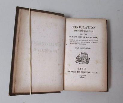 null SAINT-REAL "Conjuration des Espagnols contre la République de Venise précédée...