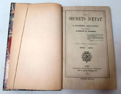 null Les Secrets d'Etat dans le Gouvernement constitutionnel par le Général Alphonse...