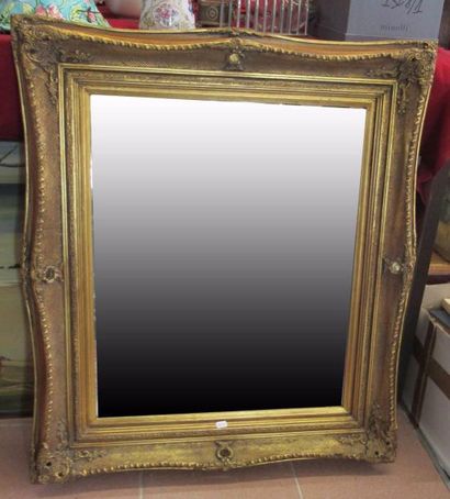 null Miroir cadre doré - 84 x 72 cm 