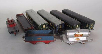 null Huit wagons HORNBY 