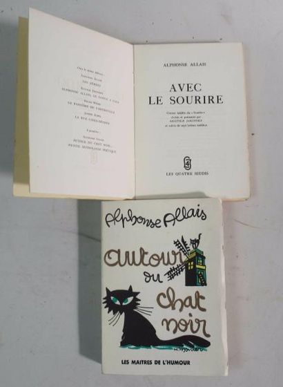 null Alphonse ALLAIS "Autour du Chat noir" Un volume broché exemplaire sur papier...