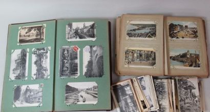 null Album de cartes postales anciennes - Thème : France (certaines pages désolidarisées)...
