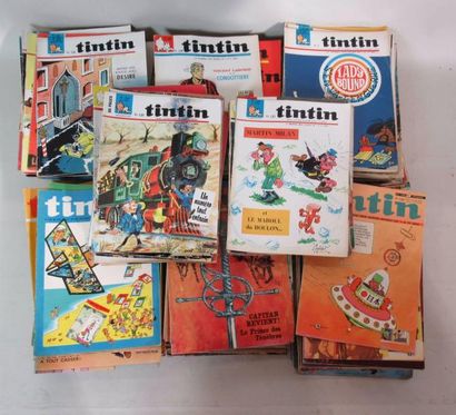 null 278 magazines du "Journal de Tintin" hedbomadaire (N°965 à 1245) manquent le...