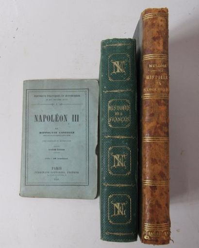 null Hippolyte CASTILLE "Napoléon III" Un volume broché in-16 - Paris, Ferdinand...