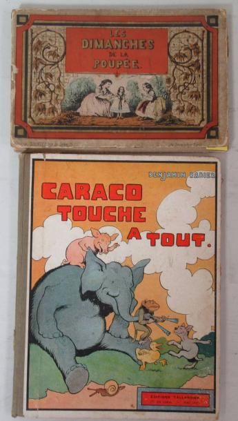 null 2 livres pour enfants: "les dimanches de la poupée" (accidents) + "Caraco touche...