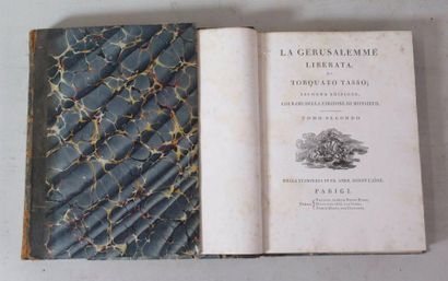 null "La Gerusalemme liberata di Torquato Tasso" Seconde édition en deux volumes...