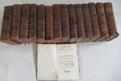 null "Révolution de Paris" 14 volumes reliés du XVIIIe siècle - 1790 "Mémorial de...