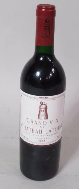 null 1 bouteille de Grand Vin de Chateau Latour - 1er Grand Cru Classé - Pauillac...