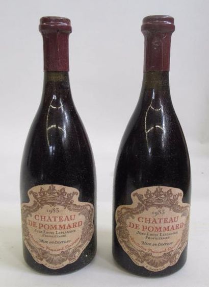 null 2 bouteilles de POMMARD Domaine Jean-Louis Laplanche 1983 