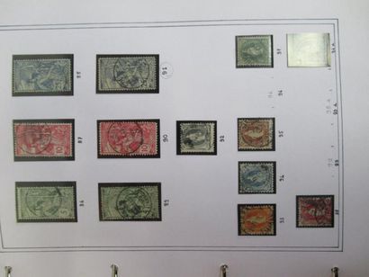 Importante et rare collection de timbres oblitérés et neufs - SUISSE en 9 classeurs...