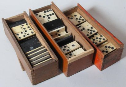 null Jeu de dominos (trois boites) 
