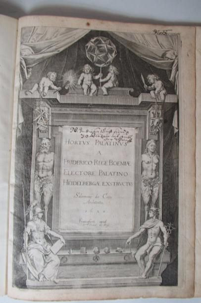 null Hortus Palatinus a Friderico Rege Boemiae electore palatino - Heidelbergae Exstructus...