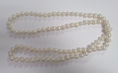 null Sautoir de perles de culture 11/12 mm nouées 90 cm 
