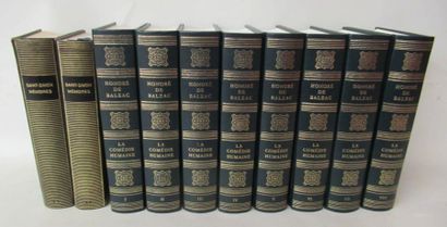 null SIMONS "Les Mémoires" Deux volumes reliés Collection la Bibliothèque de la Pléiade...