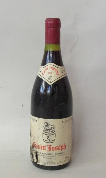 null 1 bouteille de SAINT JOSEPH Cuvée réservée Cuilleron Antoine 1982 (étiquette...